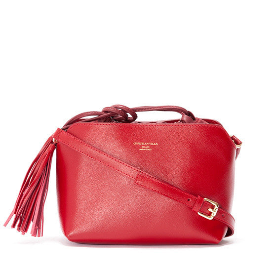 Test Copy CHRISTIAN VILLA - Francesca bag in Ruby Red
